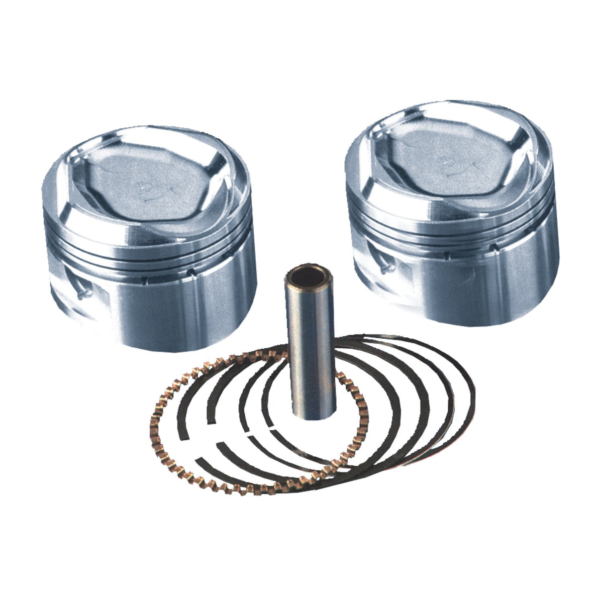 S&S, replacement Evo SuperStock piston kit. +.030"