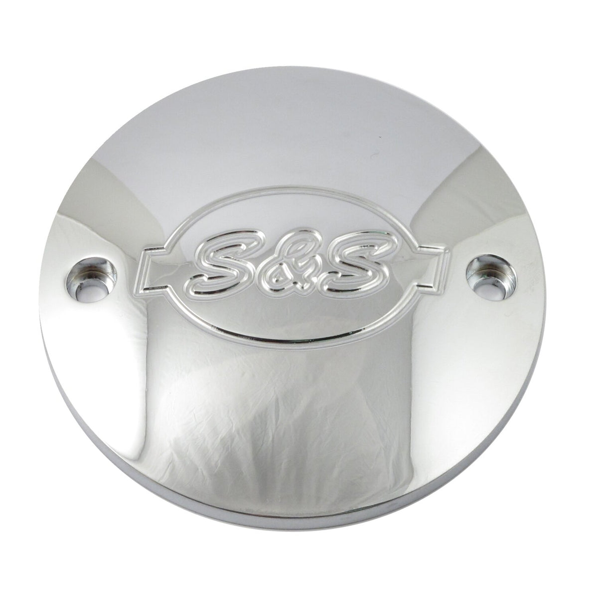S&S, billet point cover. Logo