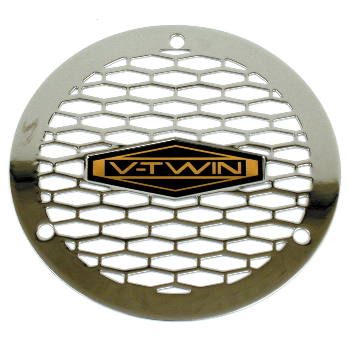 Derby cover, vented. Chrome