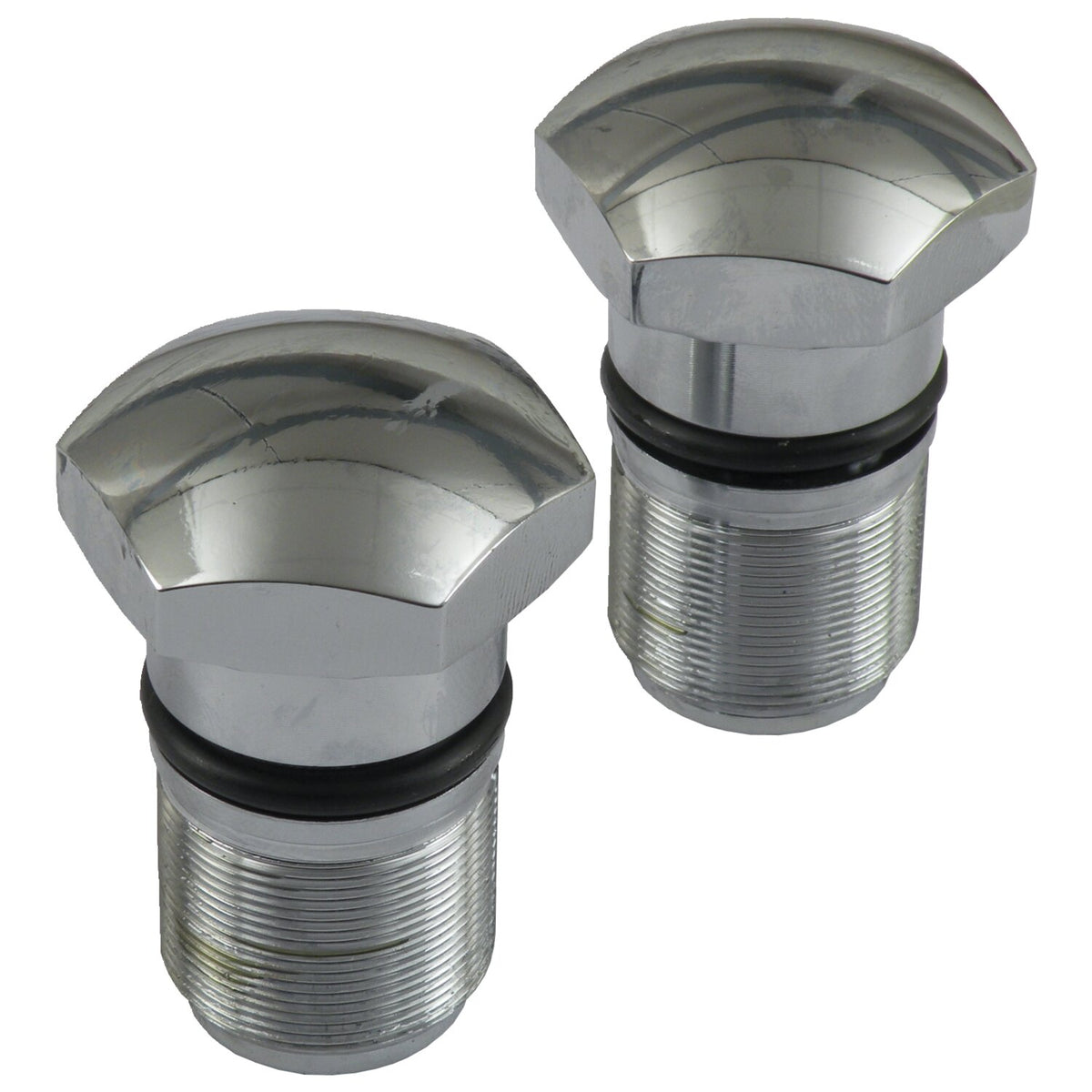 35mm fork tube cap bolt. Chrome