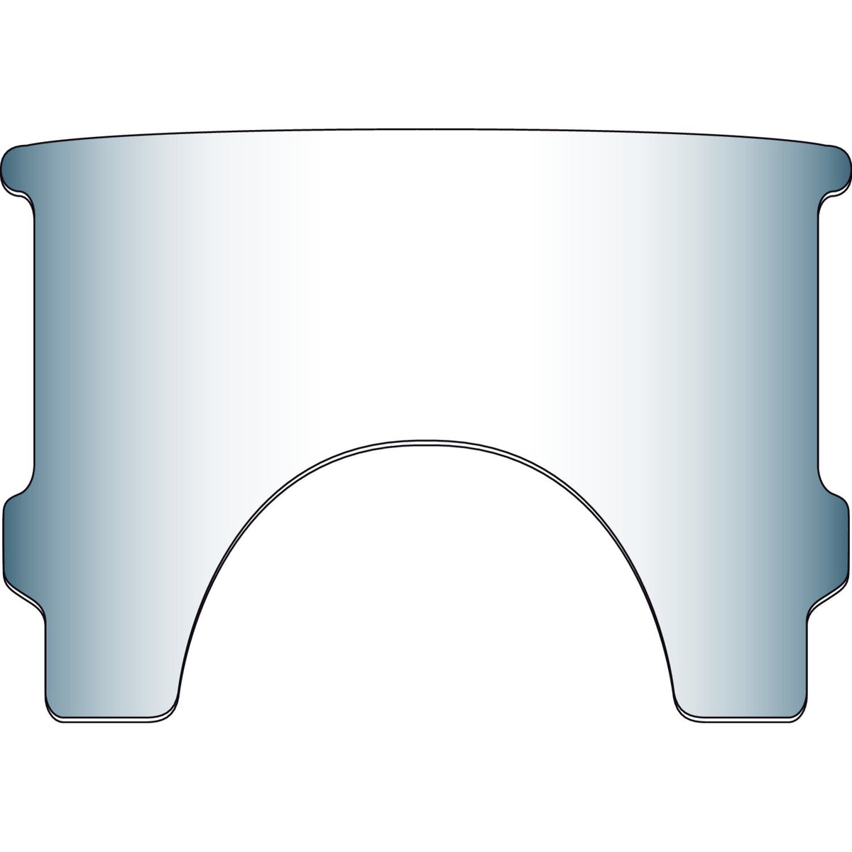 National Cycle, repl. adj. lower window (style A). Clear