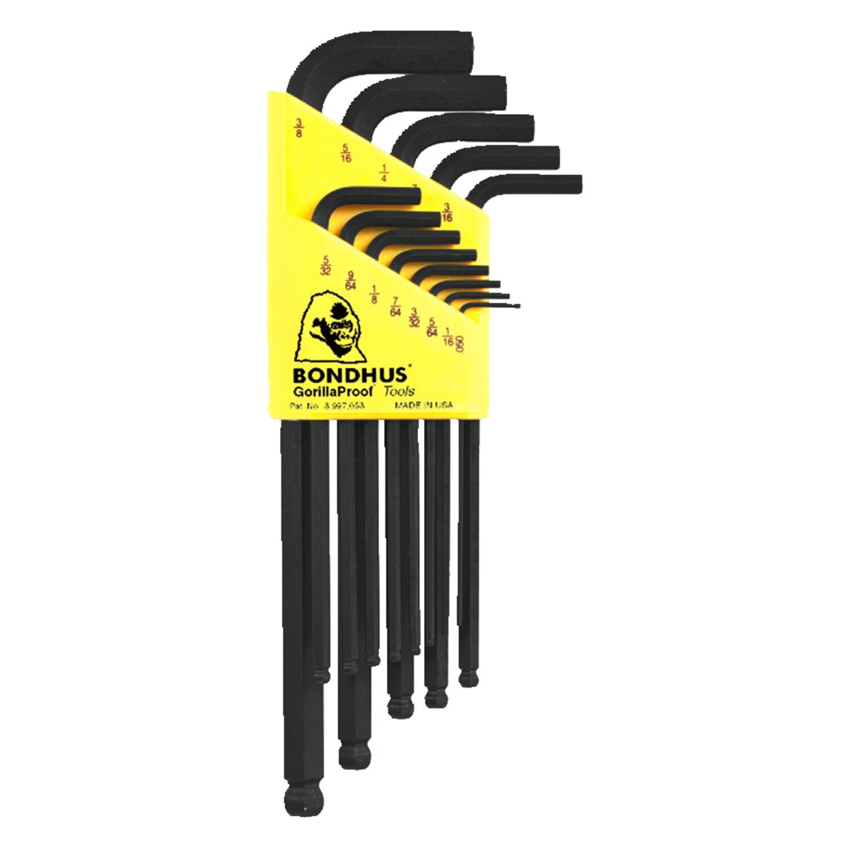 Bondhus, allen head / ball-end wrench set. US sizes