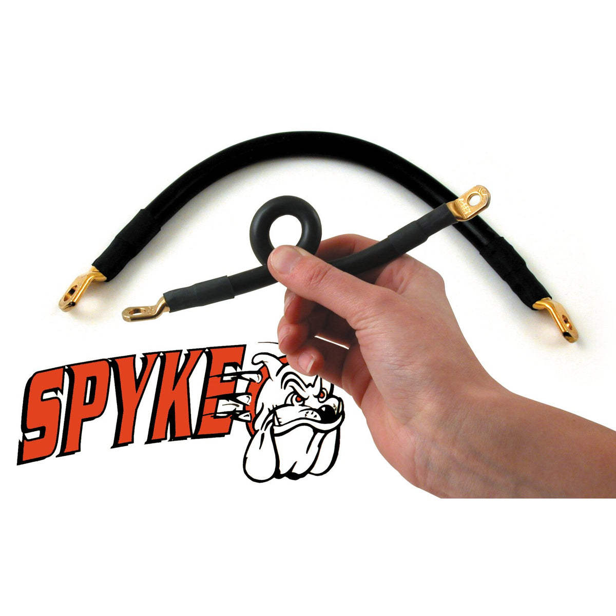 Spyke, battery cable set. Gold plated
