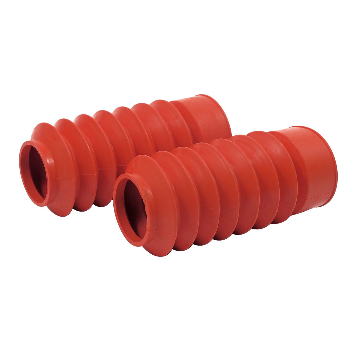 Bobber boots 49mm tubes. Red