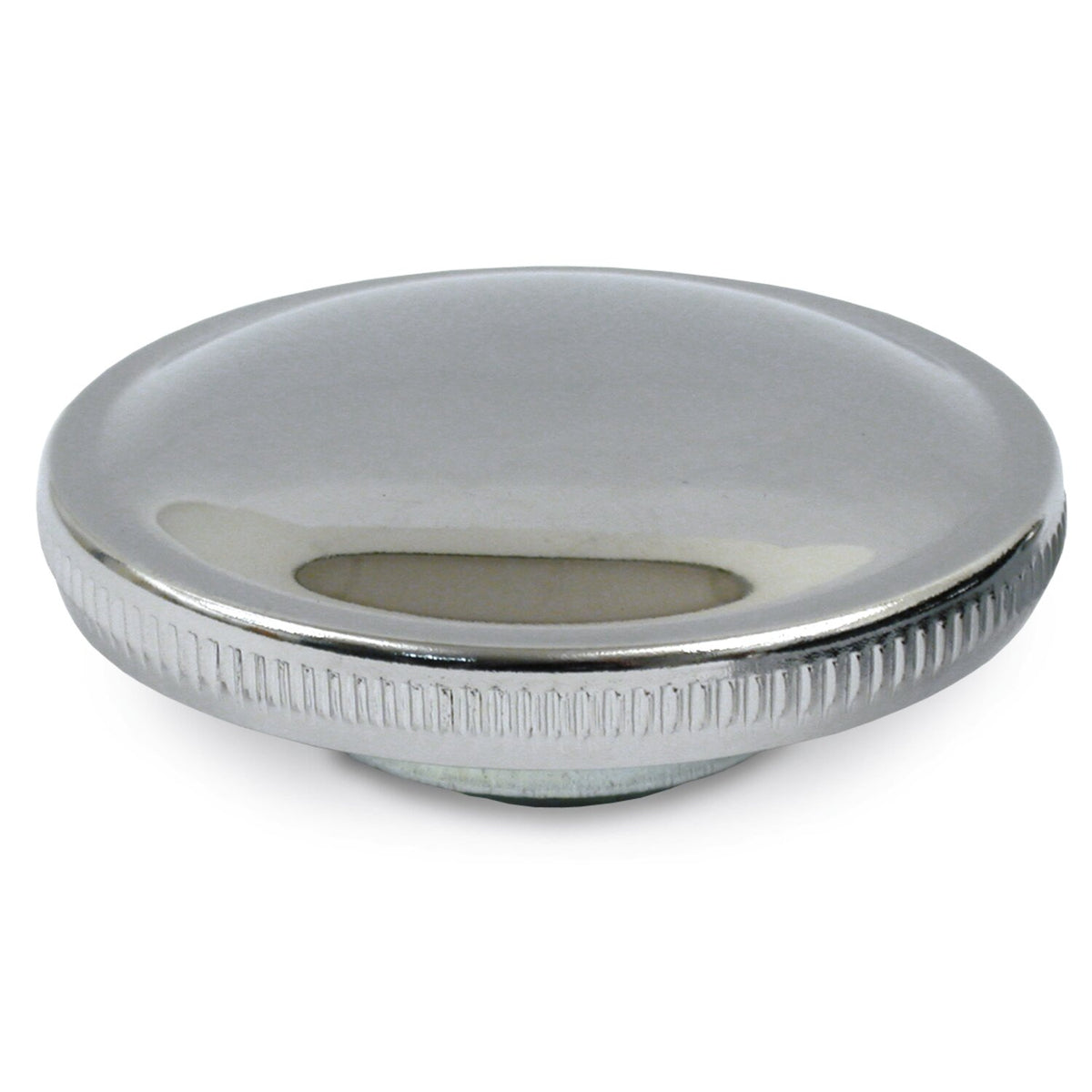 Late 73-82 gas cap. Non-vented. Chrome