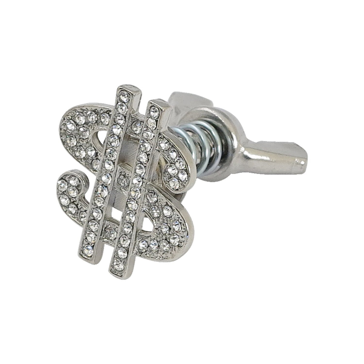 License plate mount kit US Dollar. Chrome/diamonds
