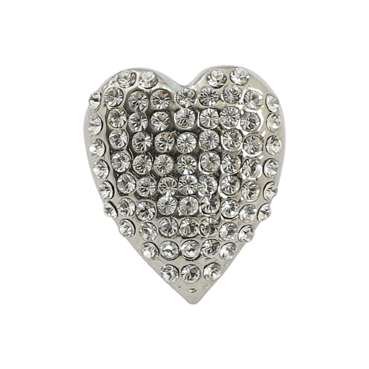 License plate mount kit Heart. Chrome/Diamonds