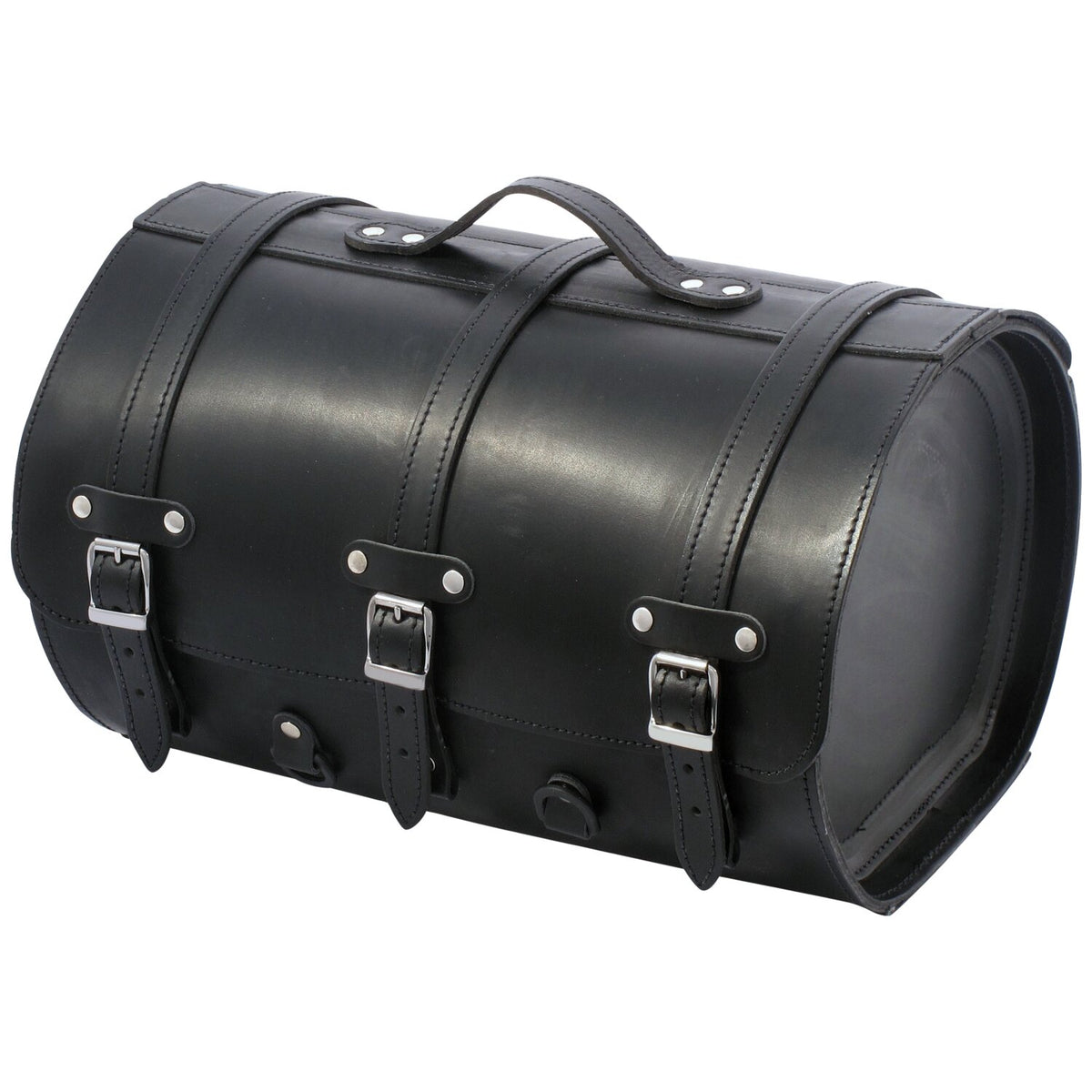 MCS, motorcycle leather suitcase. 32 liter. Black