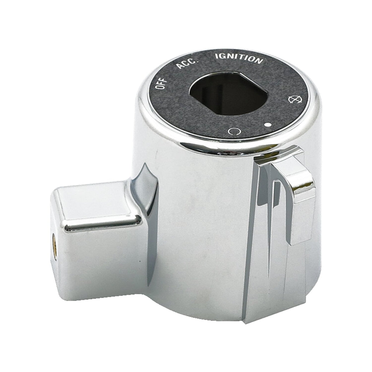 Sportster ignition switch cover. Chrome
