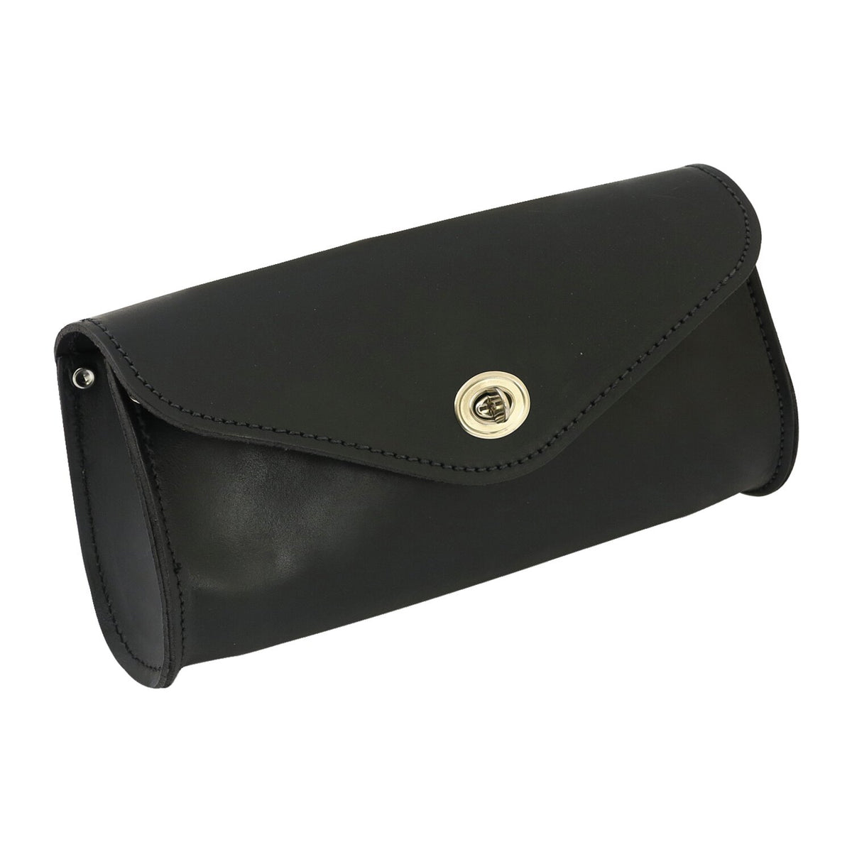 MCS, leather front bag. Black