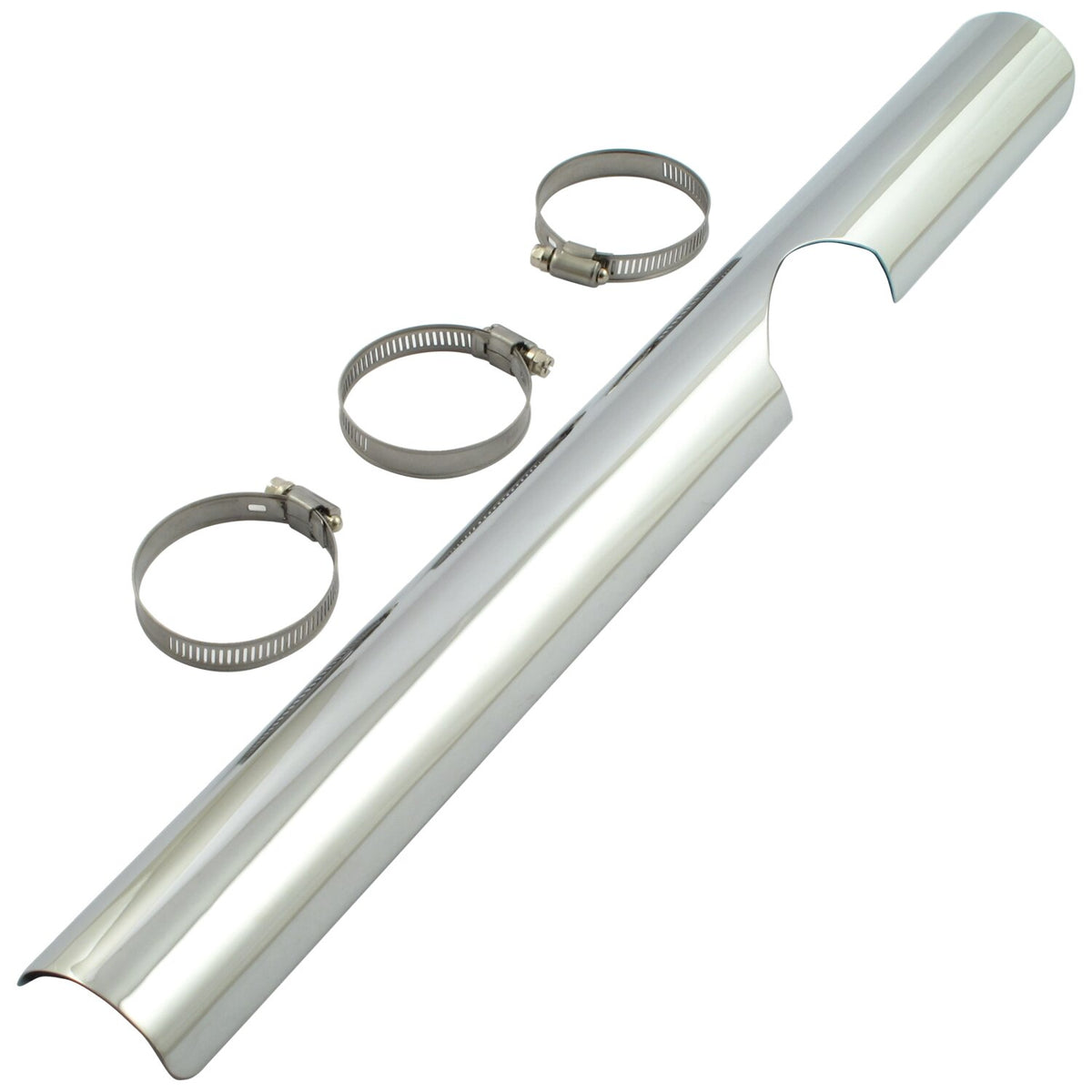 FLT header heat shield, lower right. Chrome