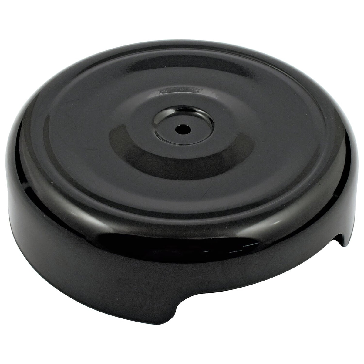 Air cleaner cover, Bobber style. Black, 8" diameter