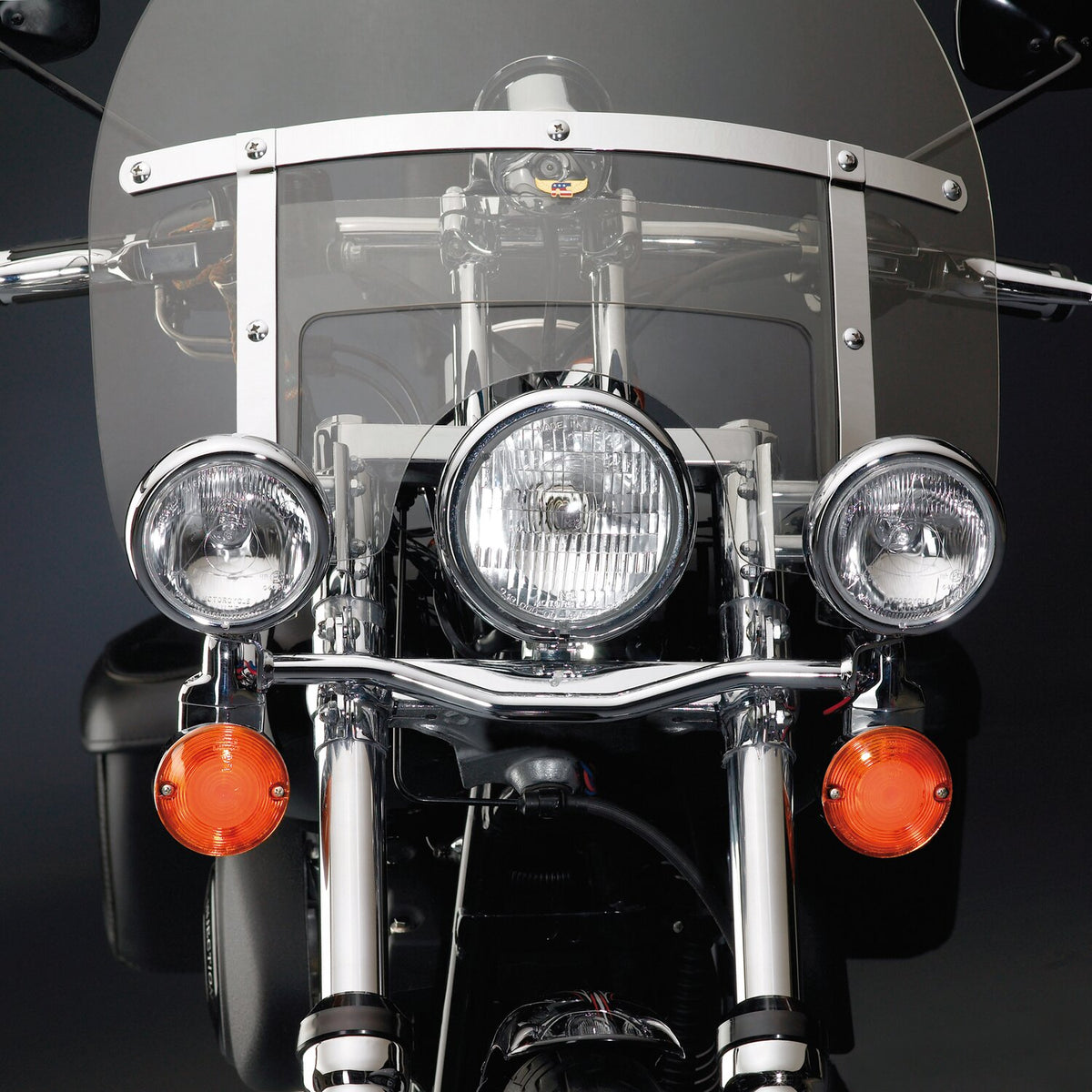 National Cycle, spotlamp mounting bar kit. Chrome