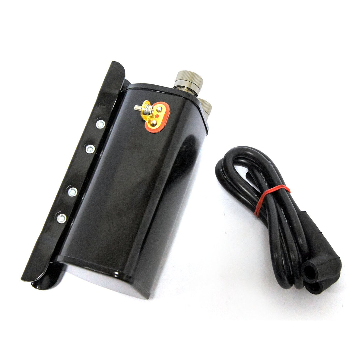 OEM style early 6-volt coil & cable kit. Black