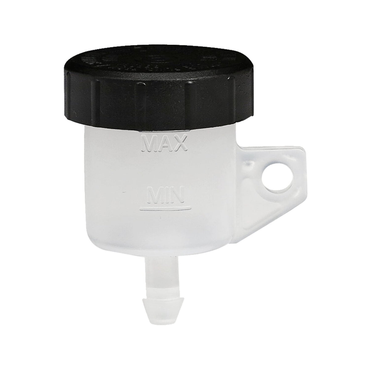 TRW remote brake fluid reservoir with straight outlet