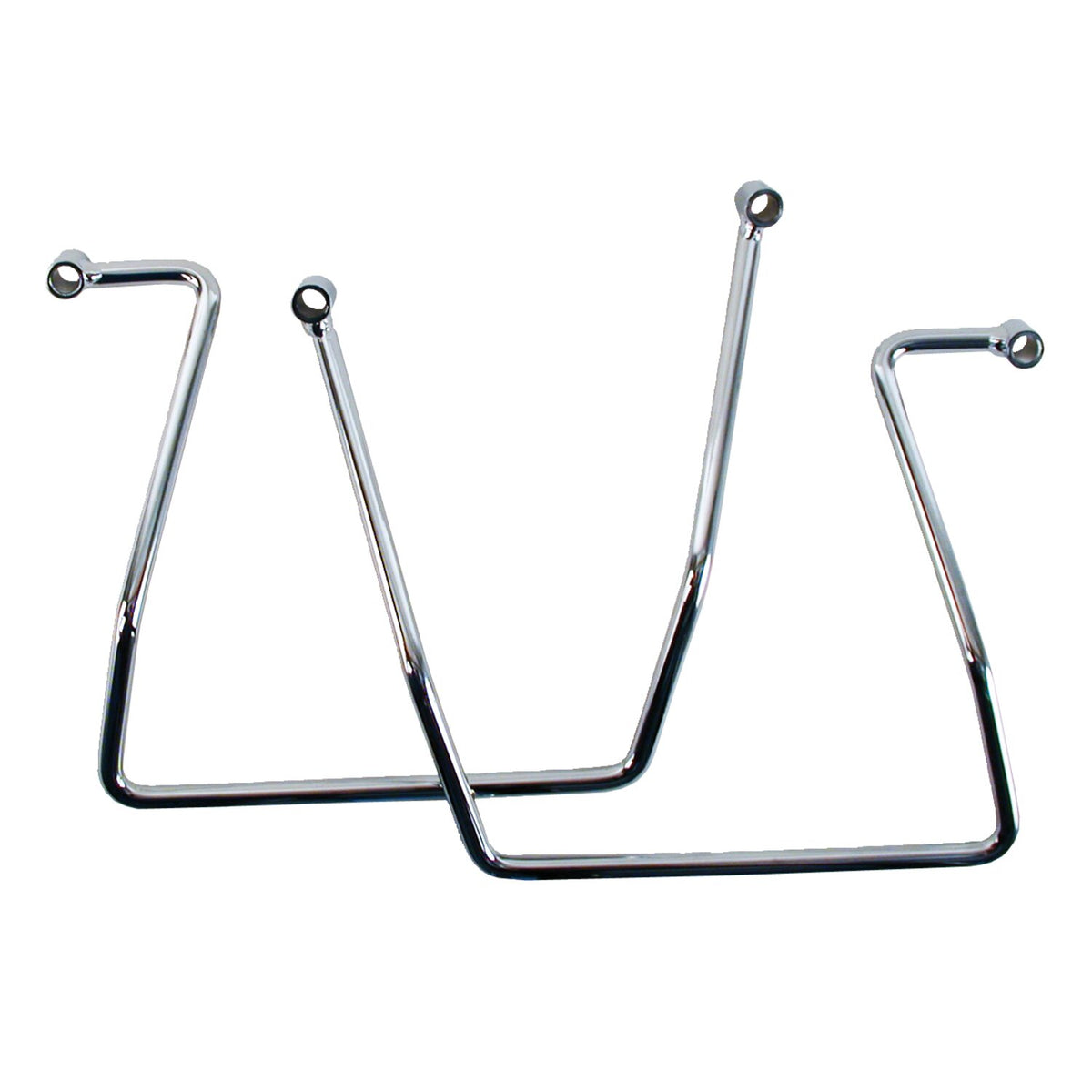 Saddlebag support kit. Chrome