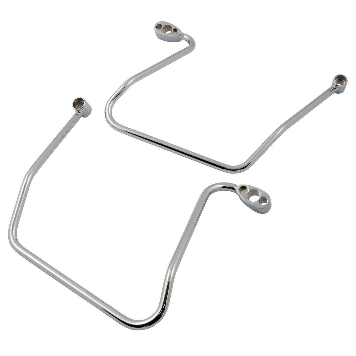 Saddlebag support kit. Chrome