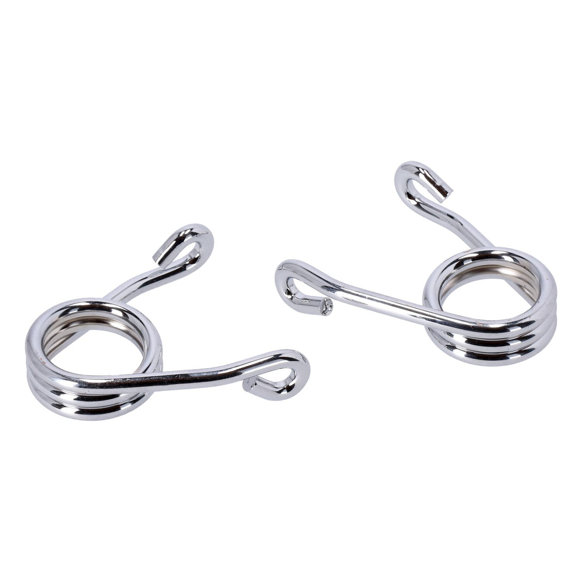 Scissor solo seat springs, chrome 3"