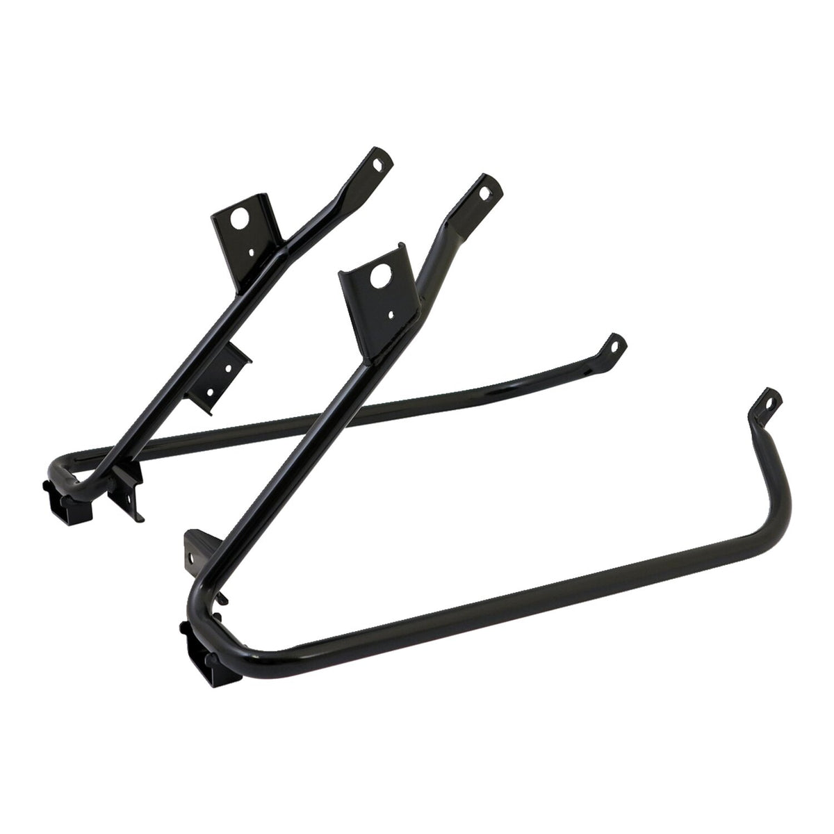 Saddlebag support bracket set. Black