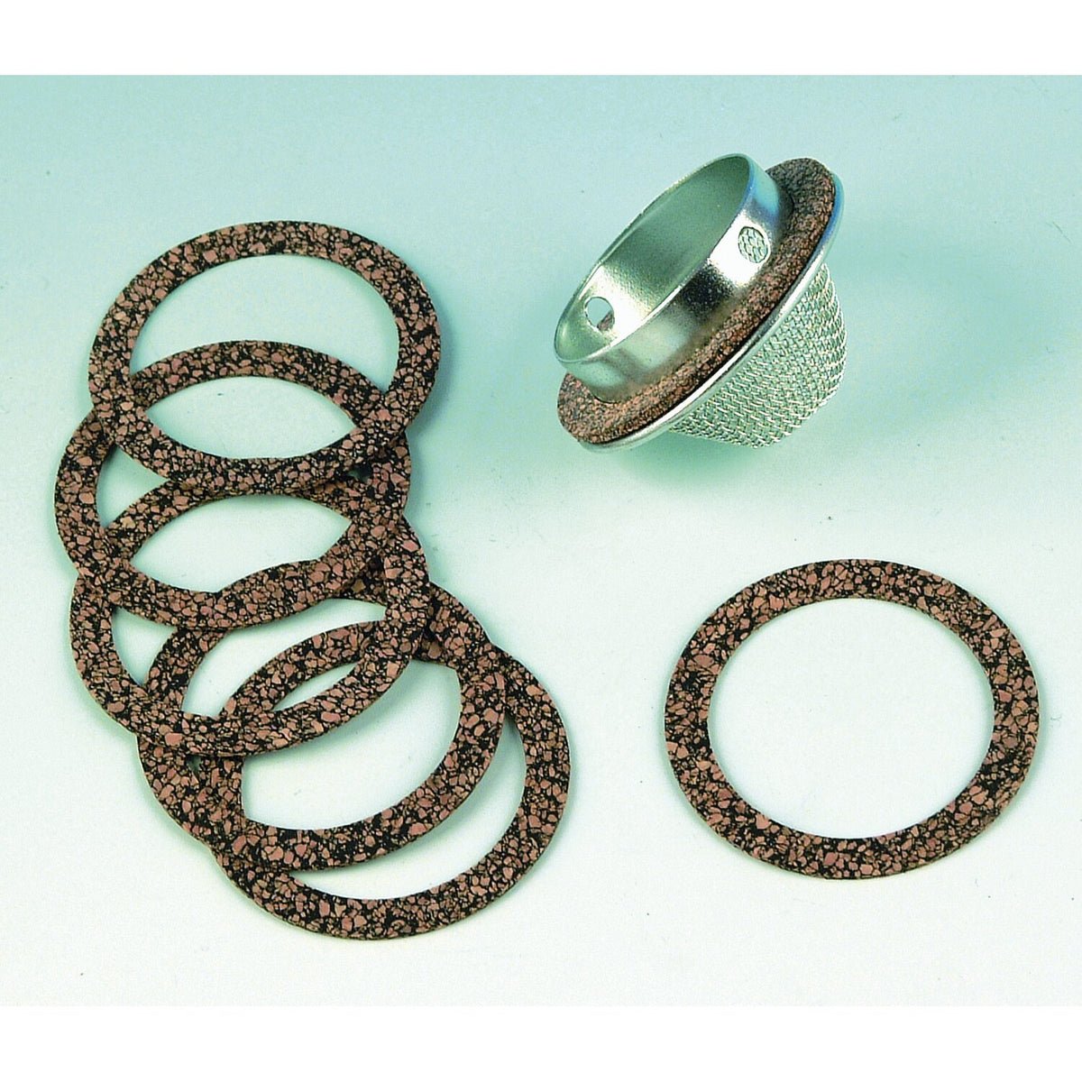 James, gasket wire/oil strainer. Cork
