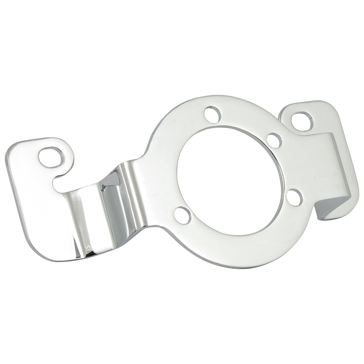 Air cleaner adapter bracket. Chrome