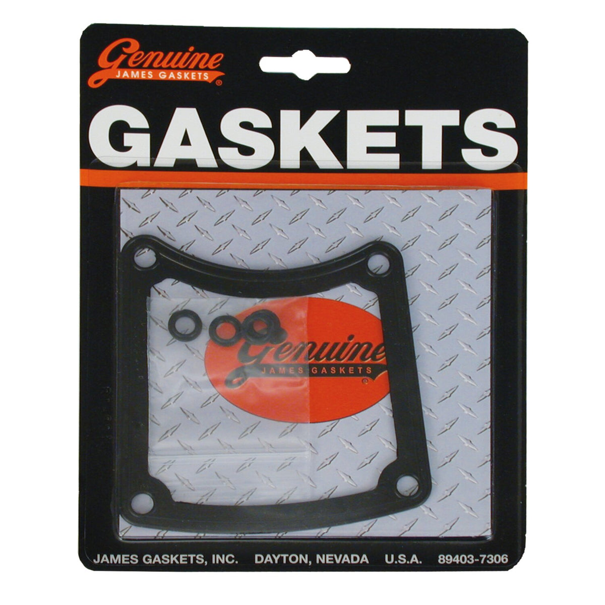 James, gasket inspection cover. Steel base/rubber