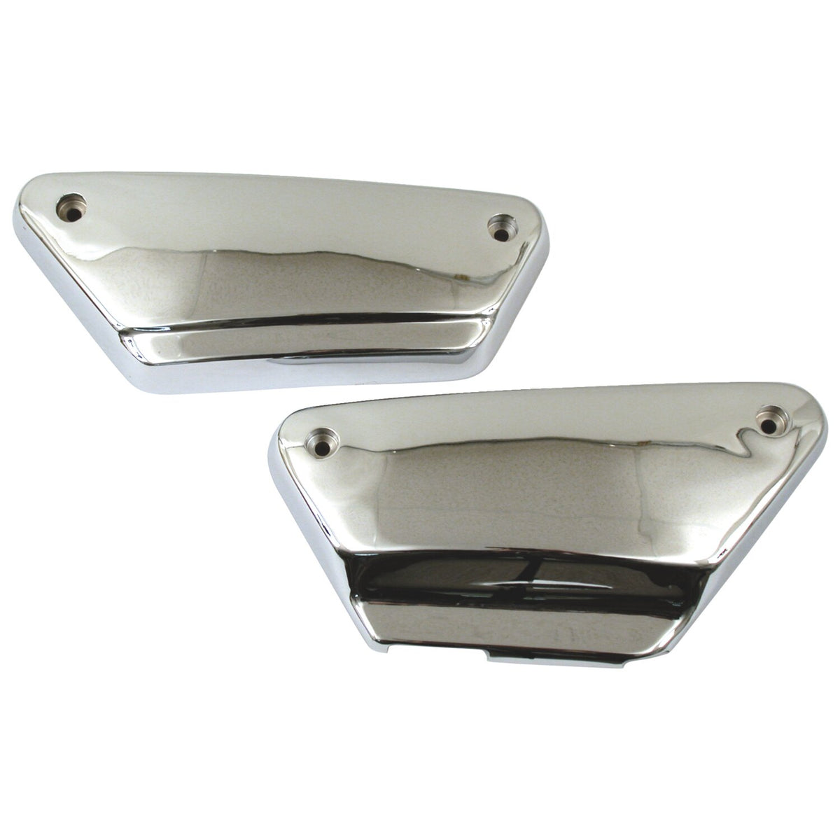 Side cover set. Chrome