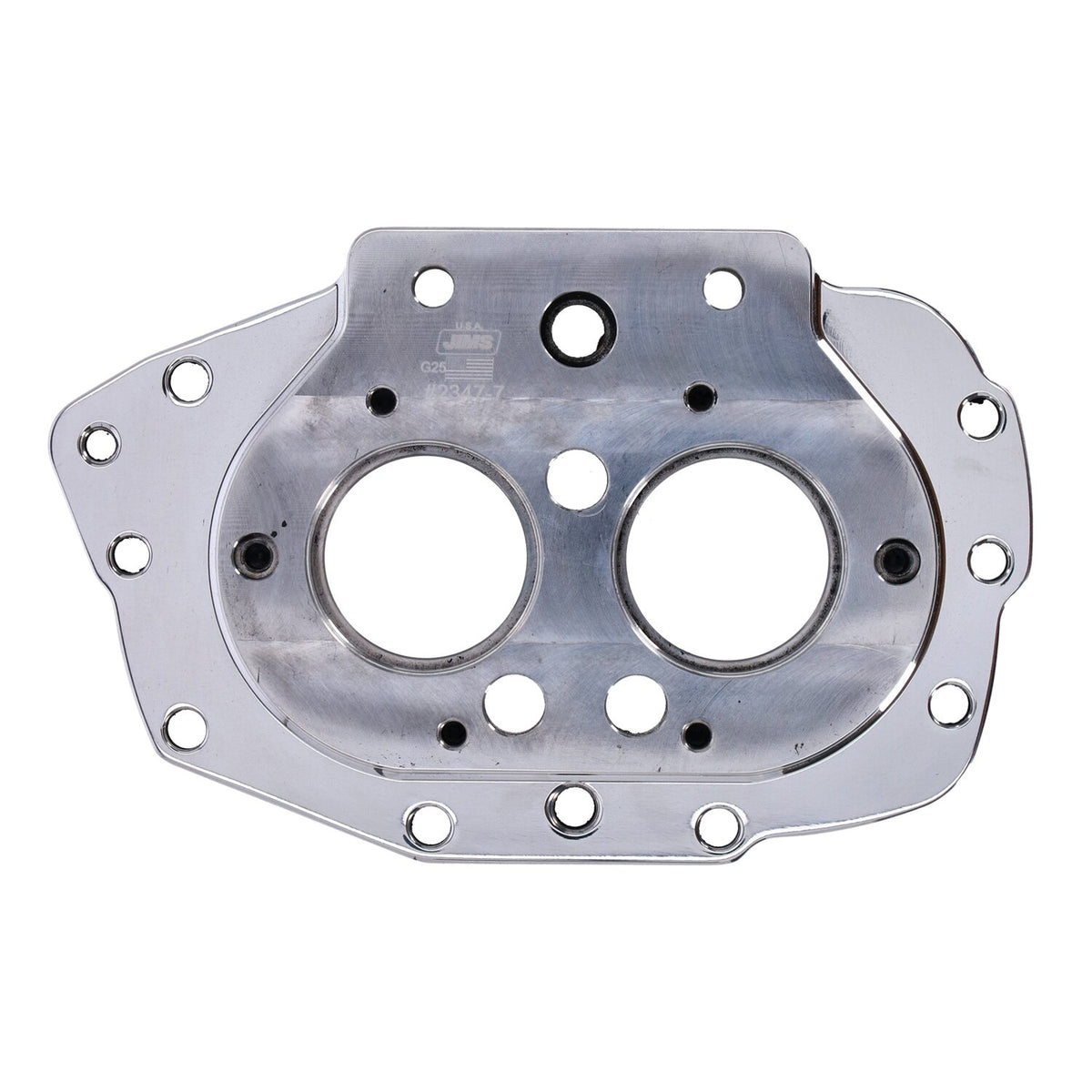 JIMS, billet transmission trapdoor. No bearings. Polished