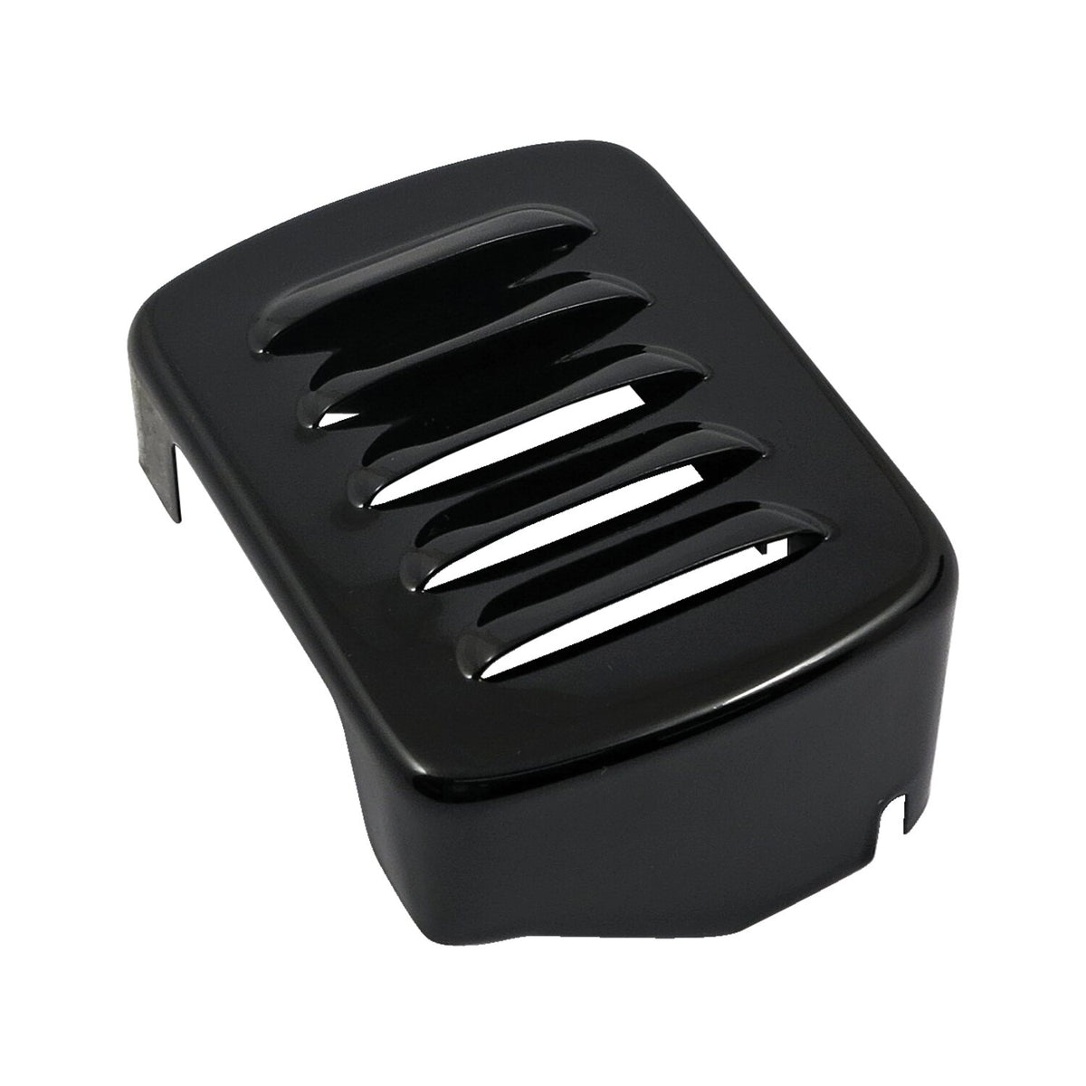 Custom coil cover, louvered. Black