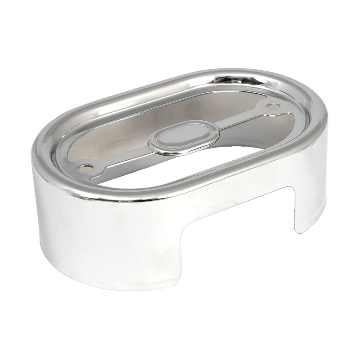 Voltage regulator/rectifier cover. Chrome