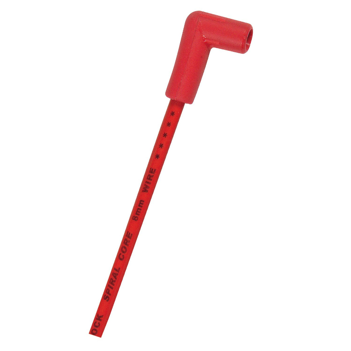 Accel, 8mm Ferro Spiral core spark plug wire set. Red