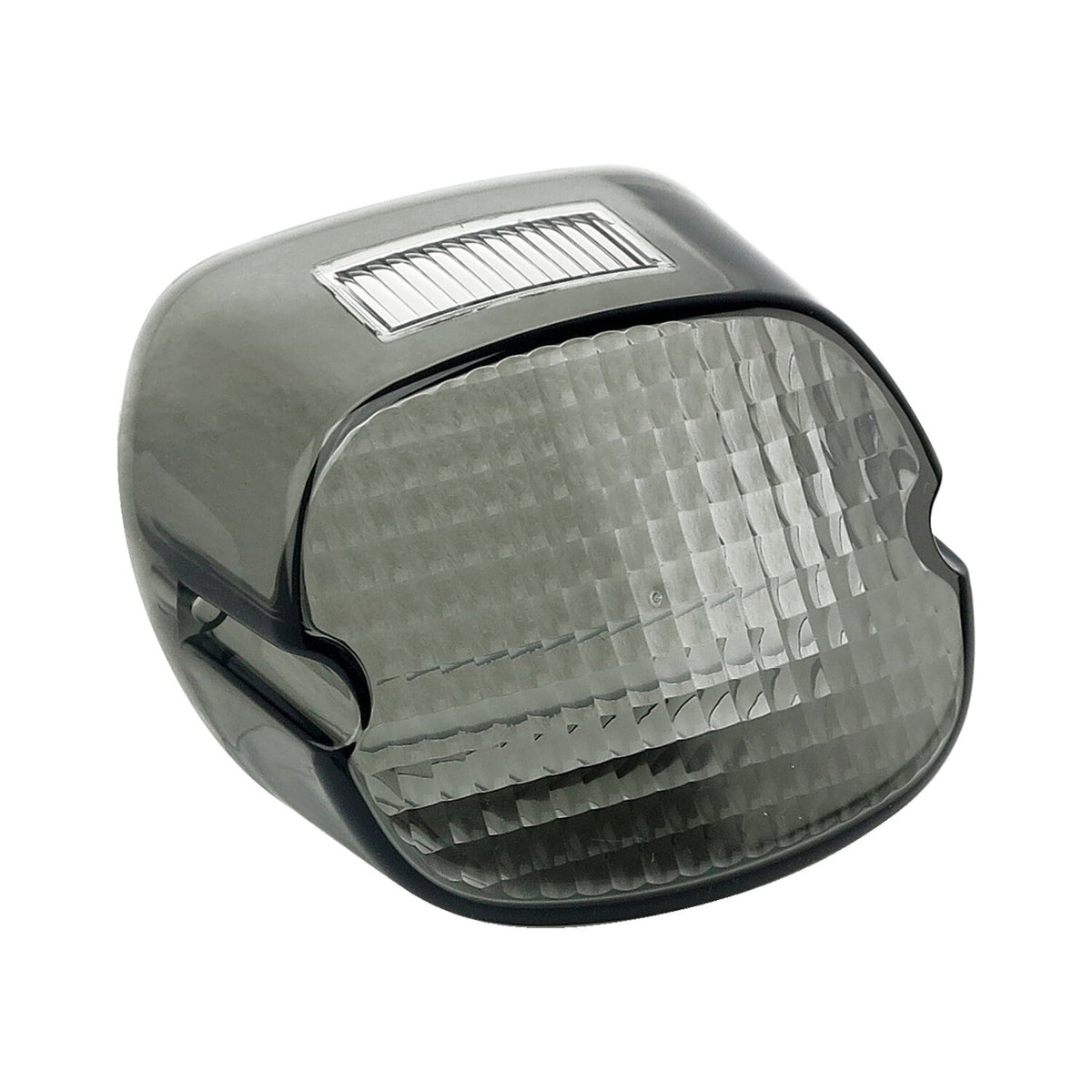 Laydown taillight lens. Light smoke