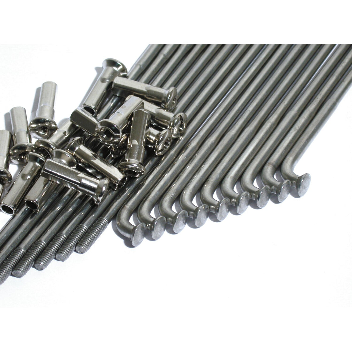 Spoke set 16", 170mm. Stainless