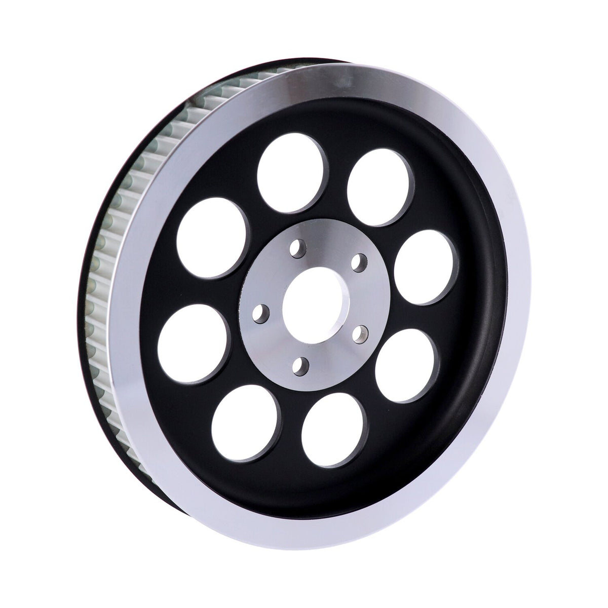 Reproduction OEM style wheel pulley 70t, 1-1/2" belt. Black