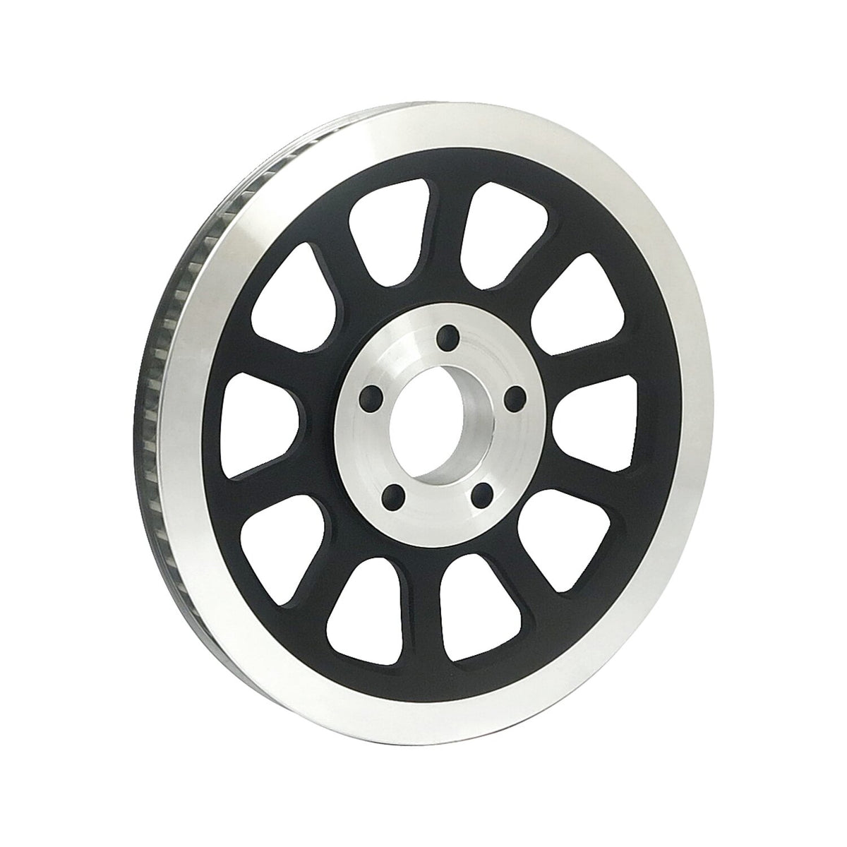 Reproduction OEM style wheel pulley 66t, 20mm belt. Black