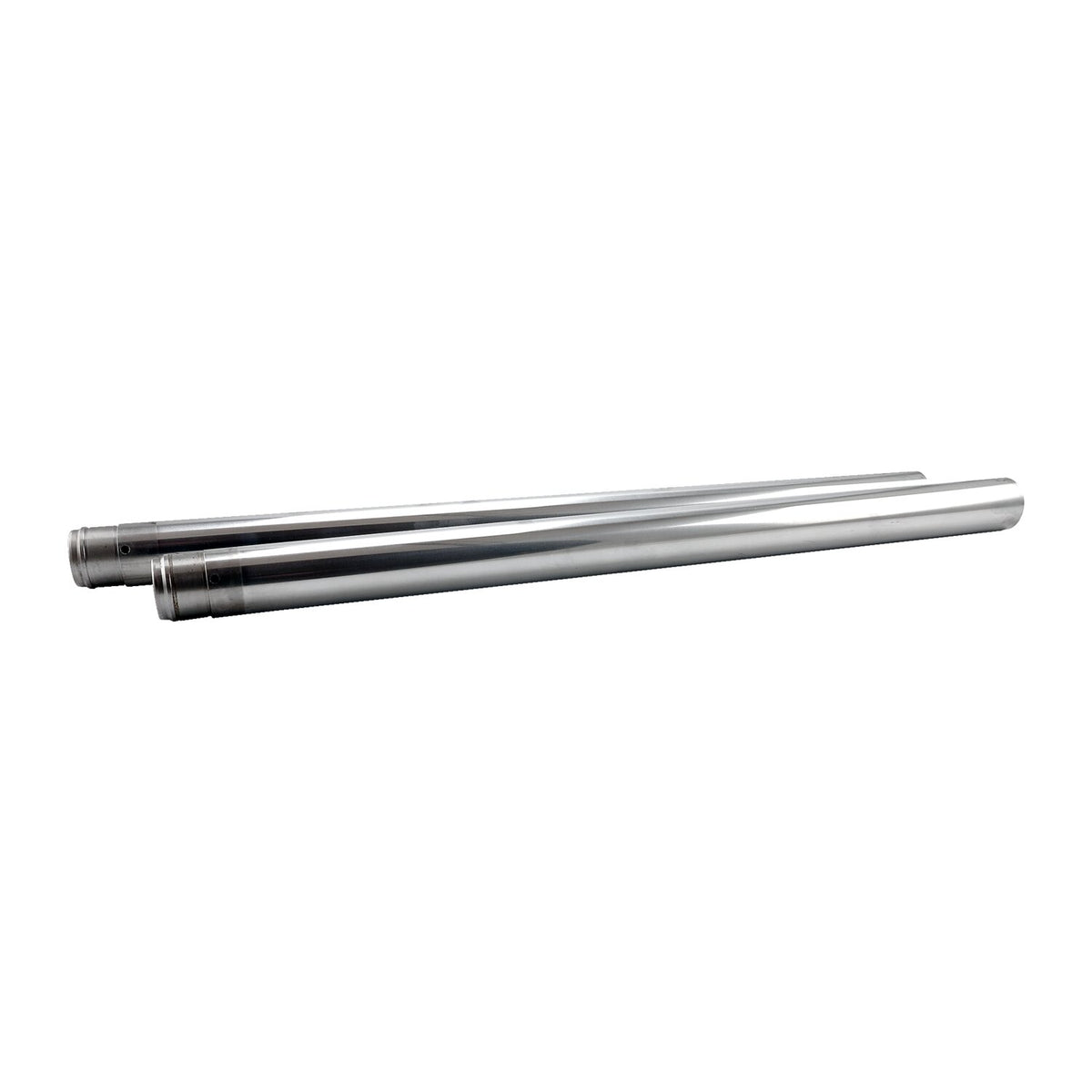 Fork tubes 41mm. 24-7/8". show chrome