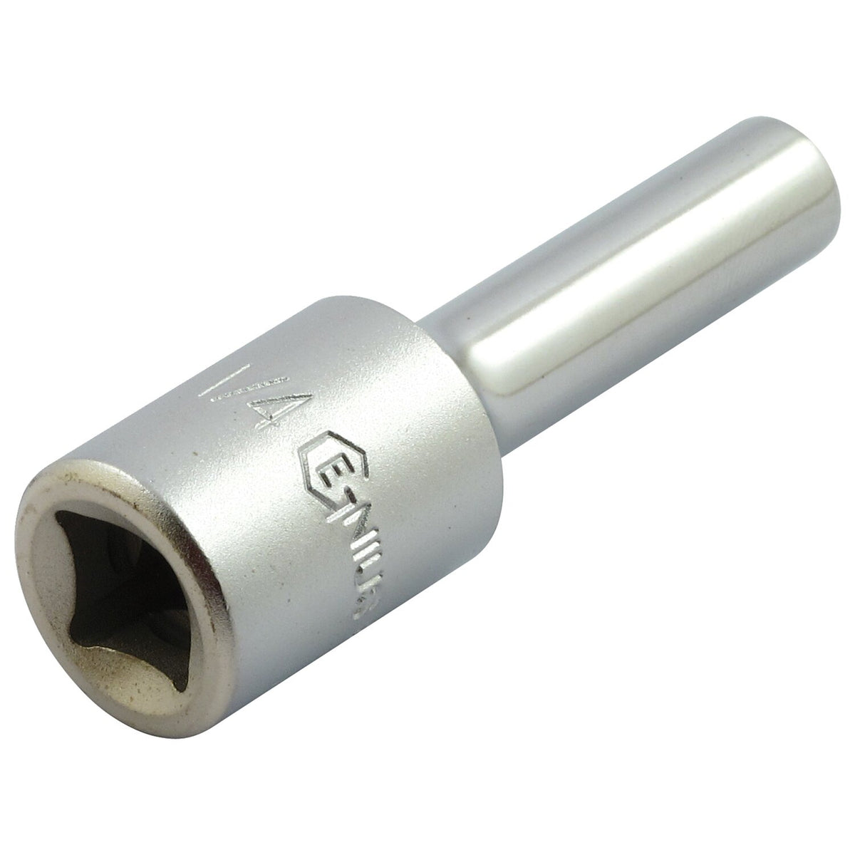 1/4" 12-point brake pad pin socket tool. 3/8" drive