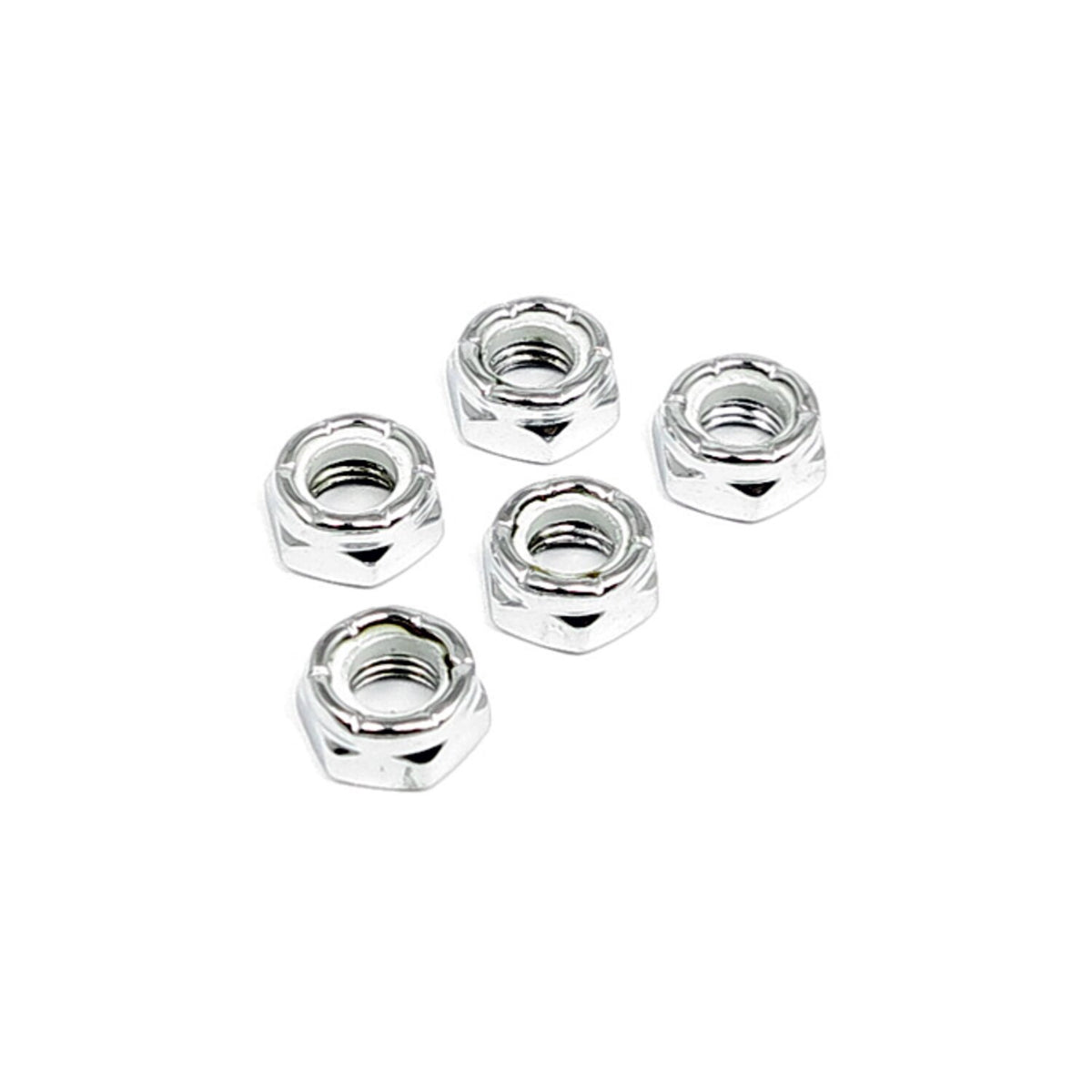 Jam lock nut chrome, 5/16-18