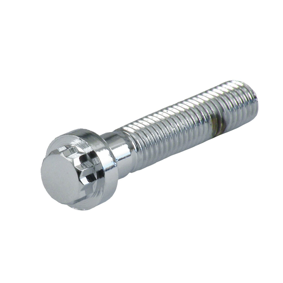 M10 x 35mm 12-point bolt, chrome