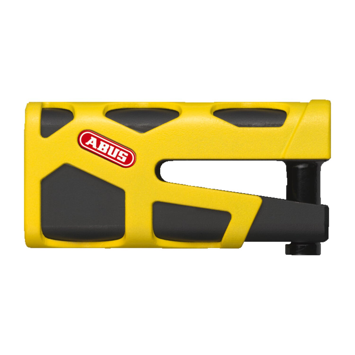 Abus, 77 Granit Sledg 'Web style' disc brake lock. Yellow