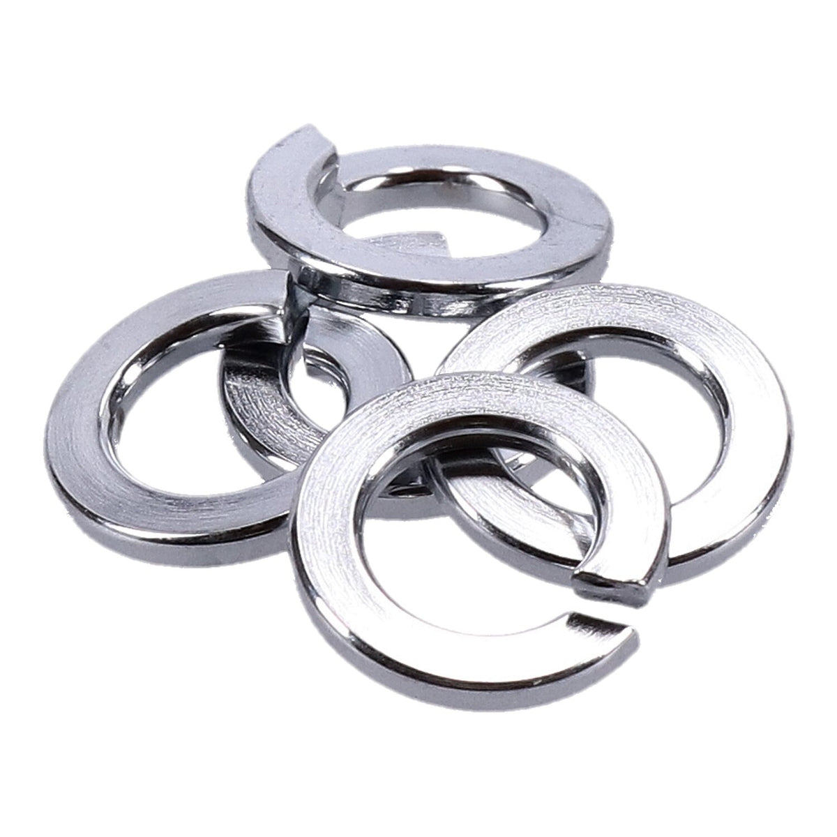 Chrome lock washers M8