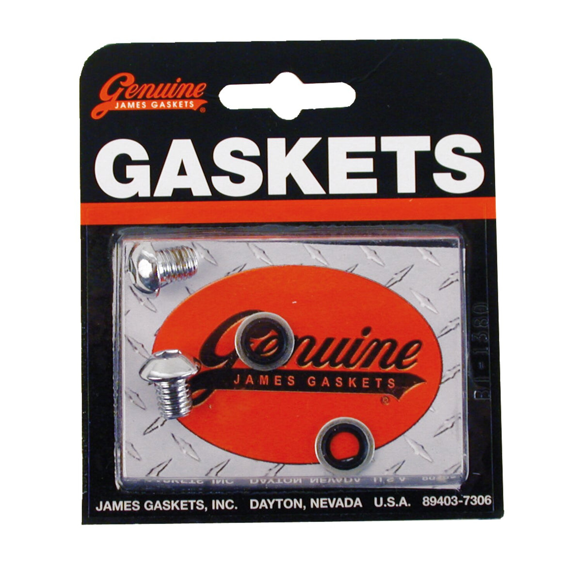 James Gaskets, fork slider drain screws. Chrome button head