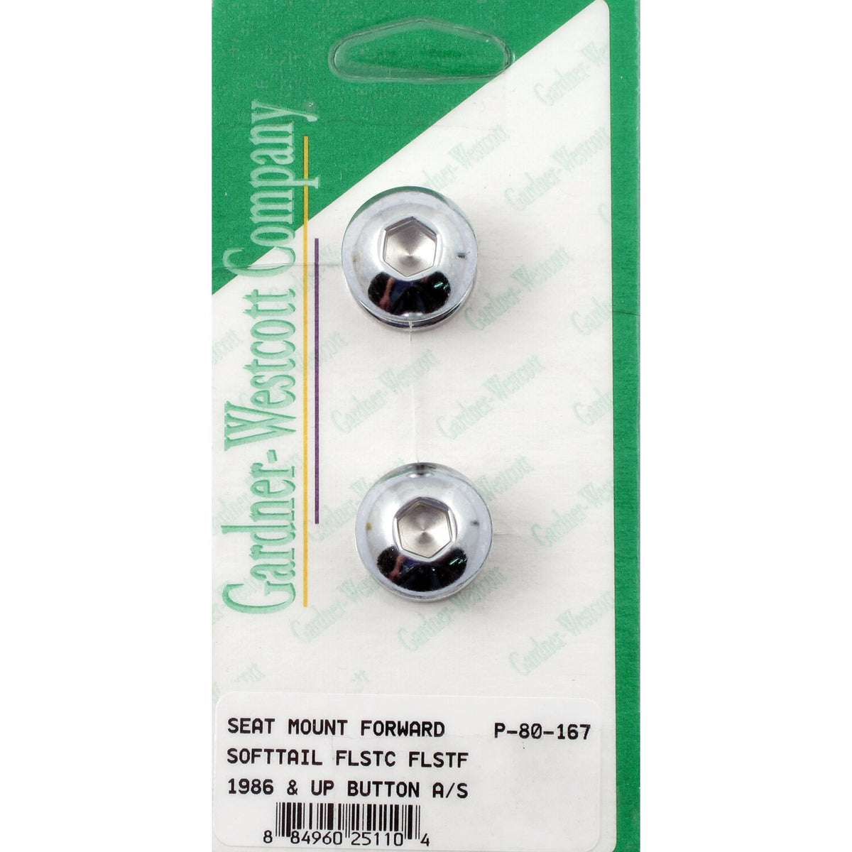 Gardner-Westcott, solo seat mount bolt kit