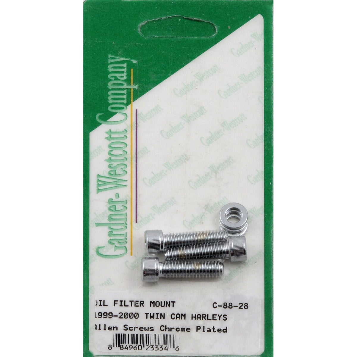 Gardner-Westcott, oil filter mount kit. Chrome