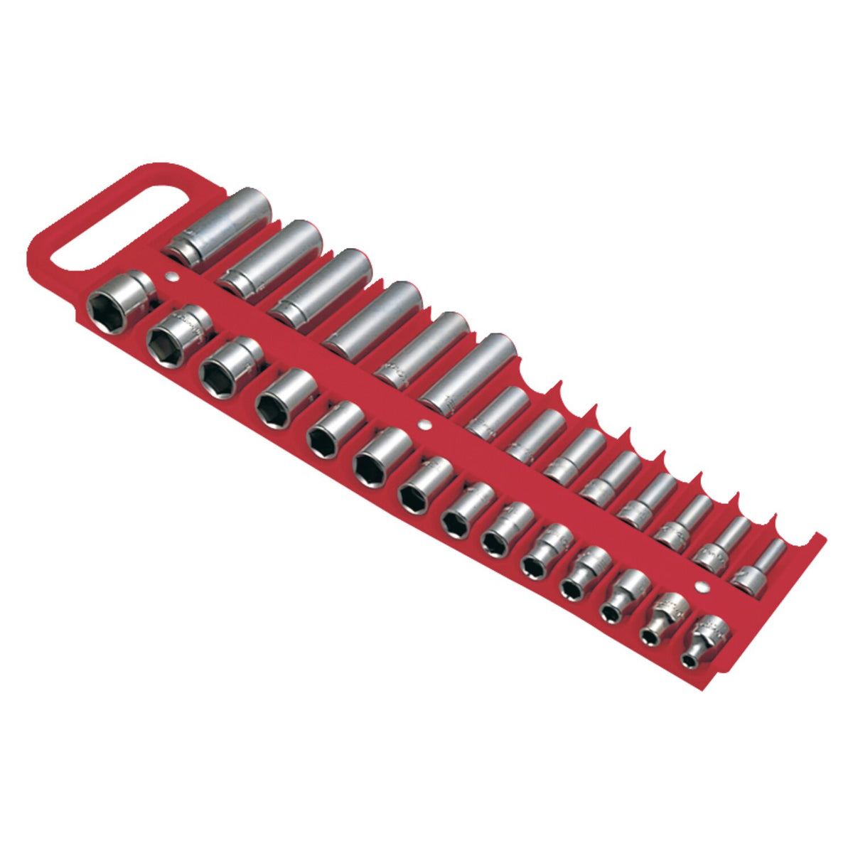 Lisle, 3/8" socket holder, red