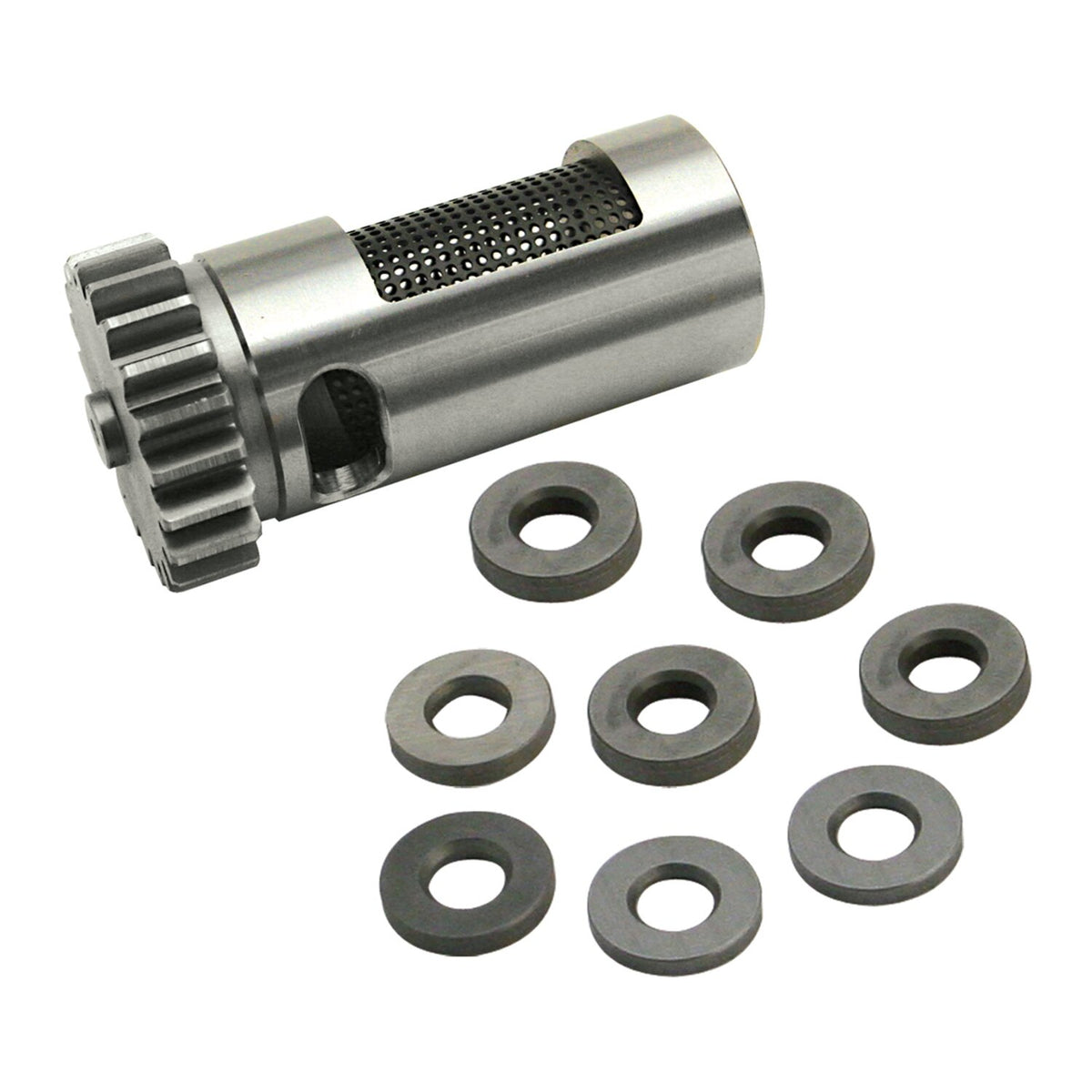 S&S, steel breather valve & spacer set. STD.