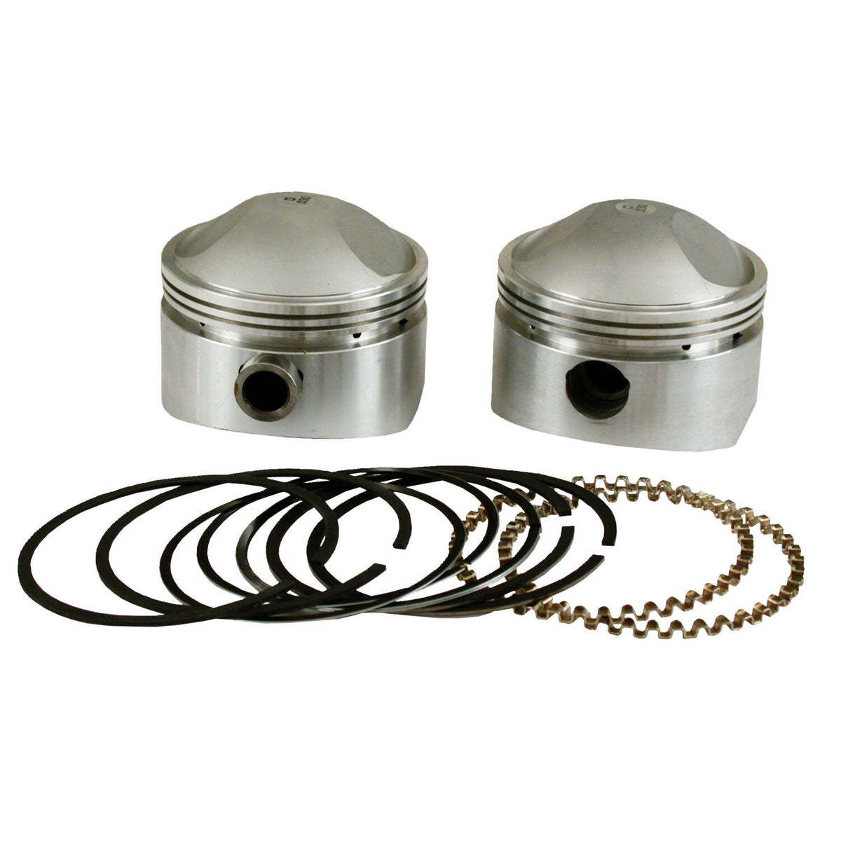 S&S, 3-7/16" forged stroker piston kit. Std