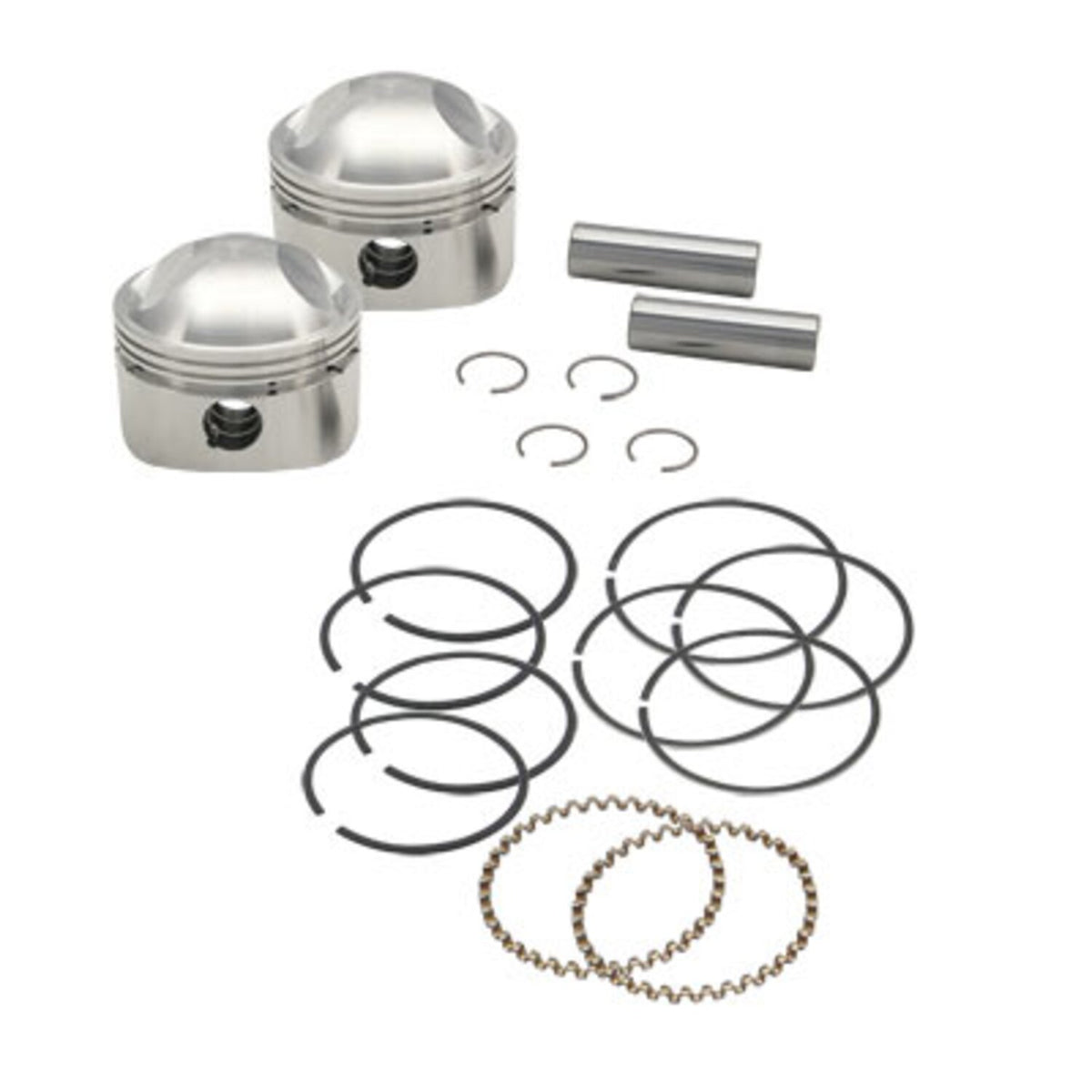 S&S, 3-7/16" forged stroker piston kit. +.070"