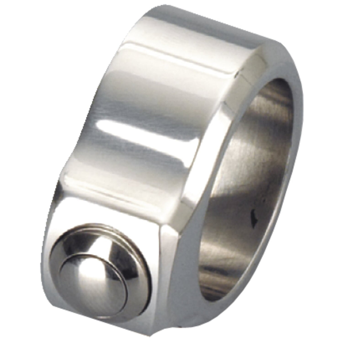 K-Tech, switch housing Evolution Line single button.Polished