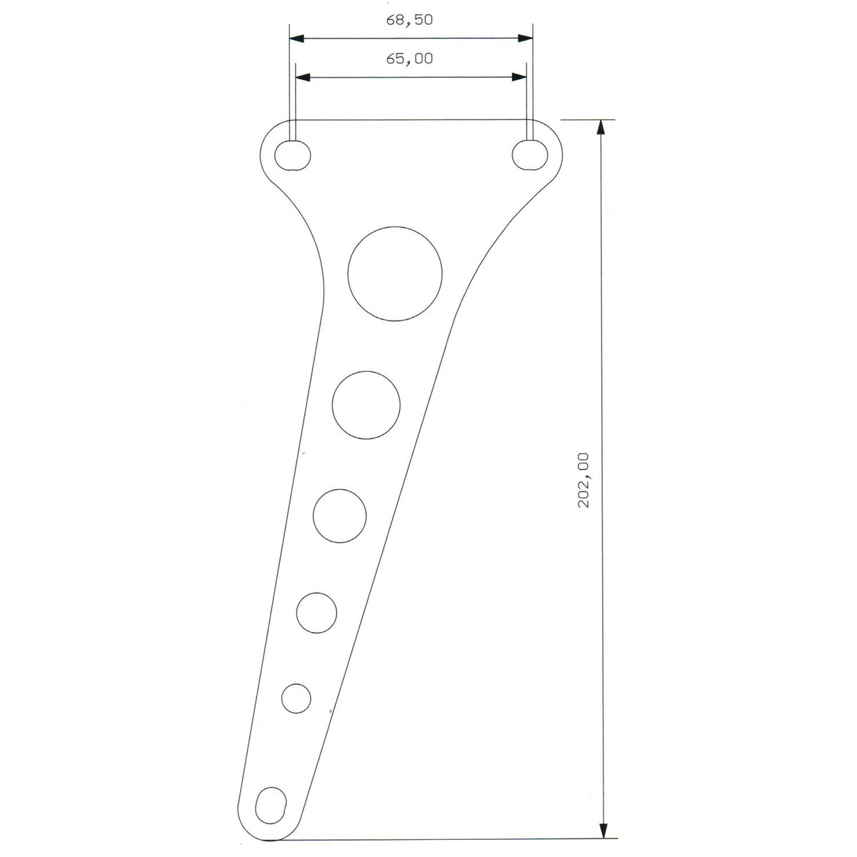 K-Tech, anchor bracket for showa frontend